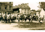 Jízda králů ve městě na počátku 20. století